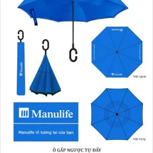 Ô dù gấp ngược Manulife