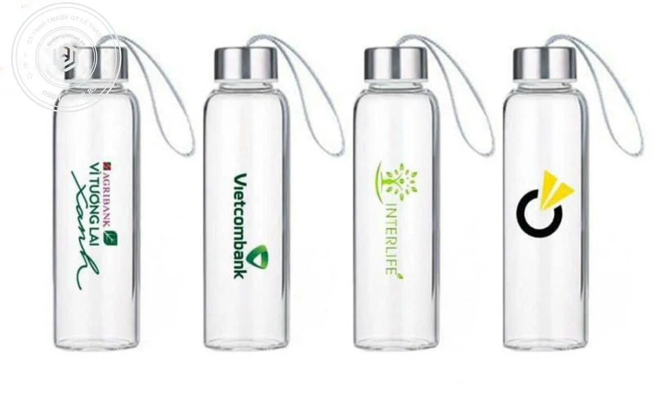 Bình thủy tinh cao cấp 500ml có dây xách Bình thủy tinh cao cấp 500ml có dây xách
